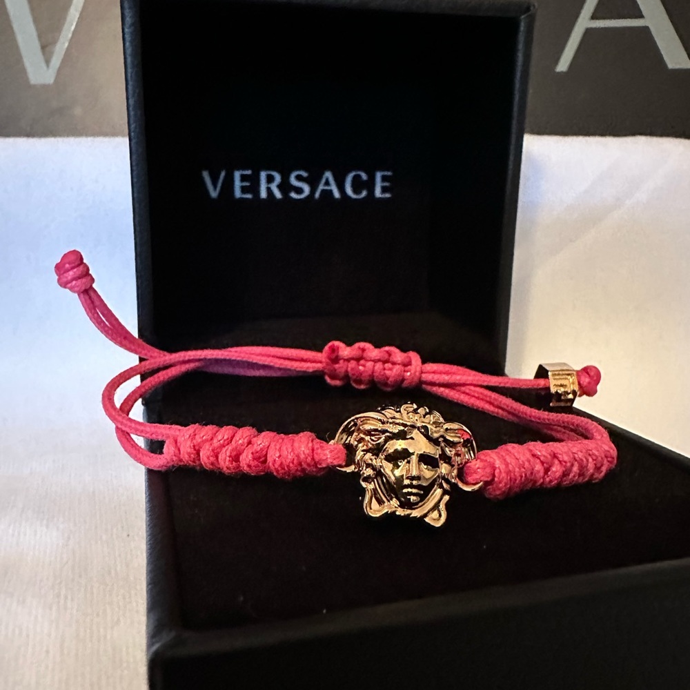 Versace Medusa head string bracelet NEW (AUTHENTIC)